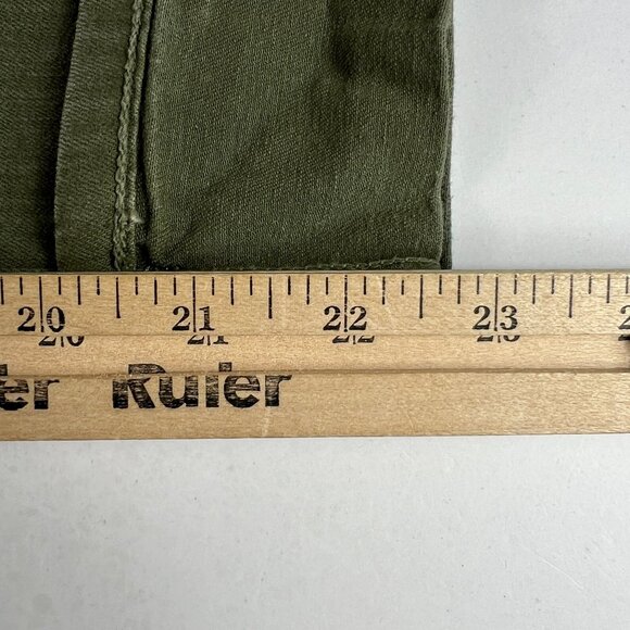 Not Your Daughters Jeans Women's 36x22* Dayla Wide Cuff Capri Green Denim Tag 14 - Picture 12 of 16